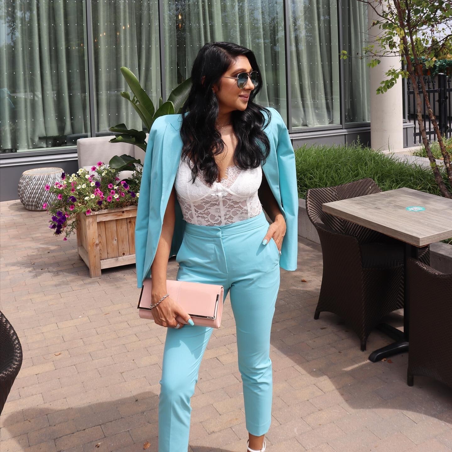 Turquoise Pantsuit