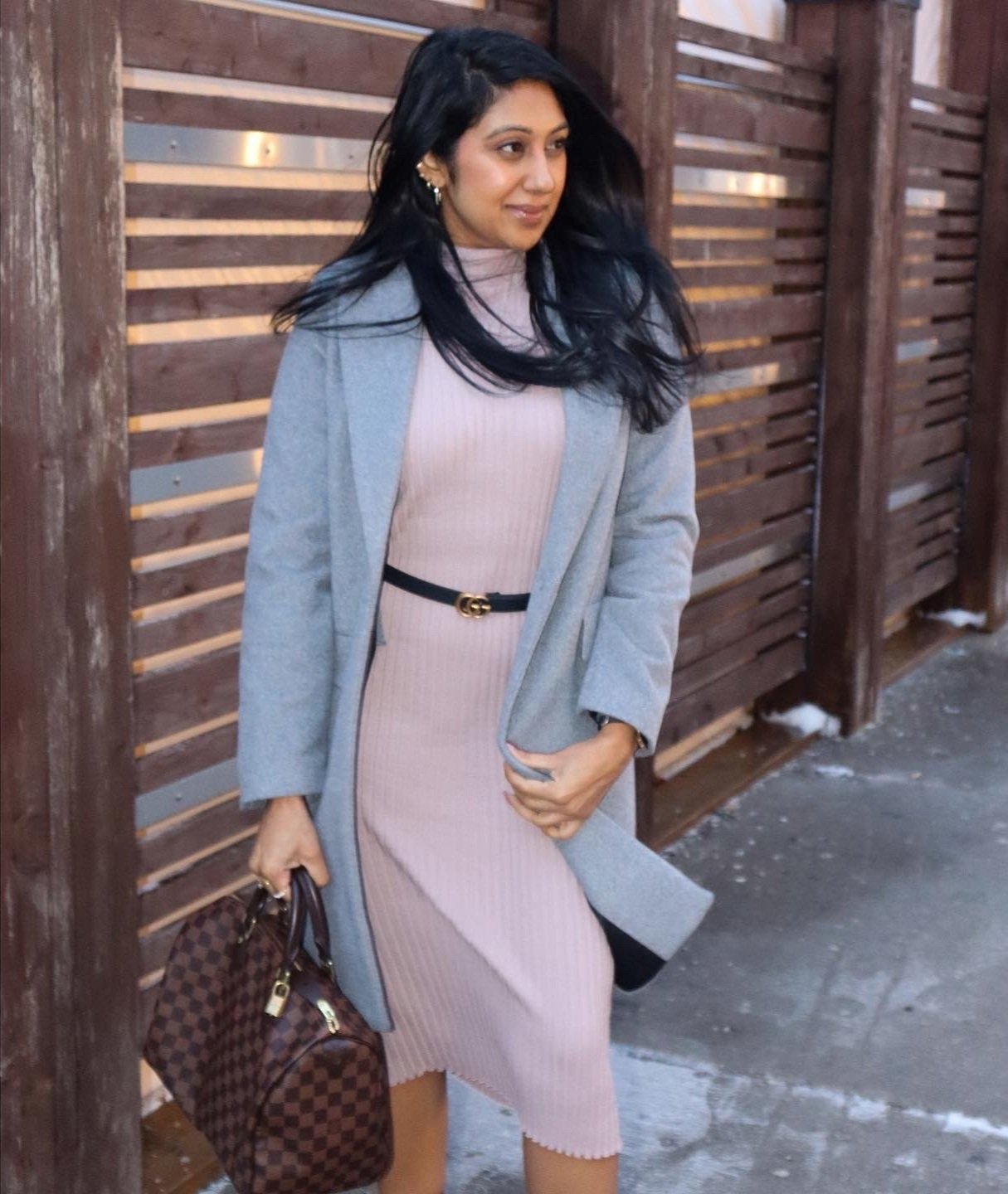 Beige Dress and grey dress